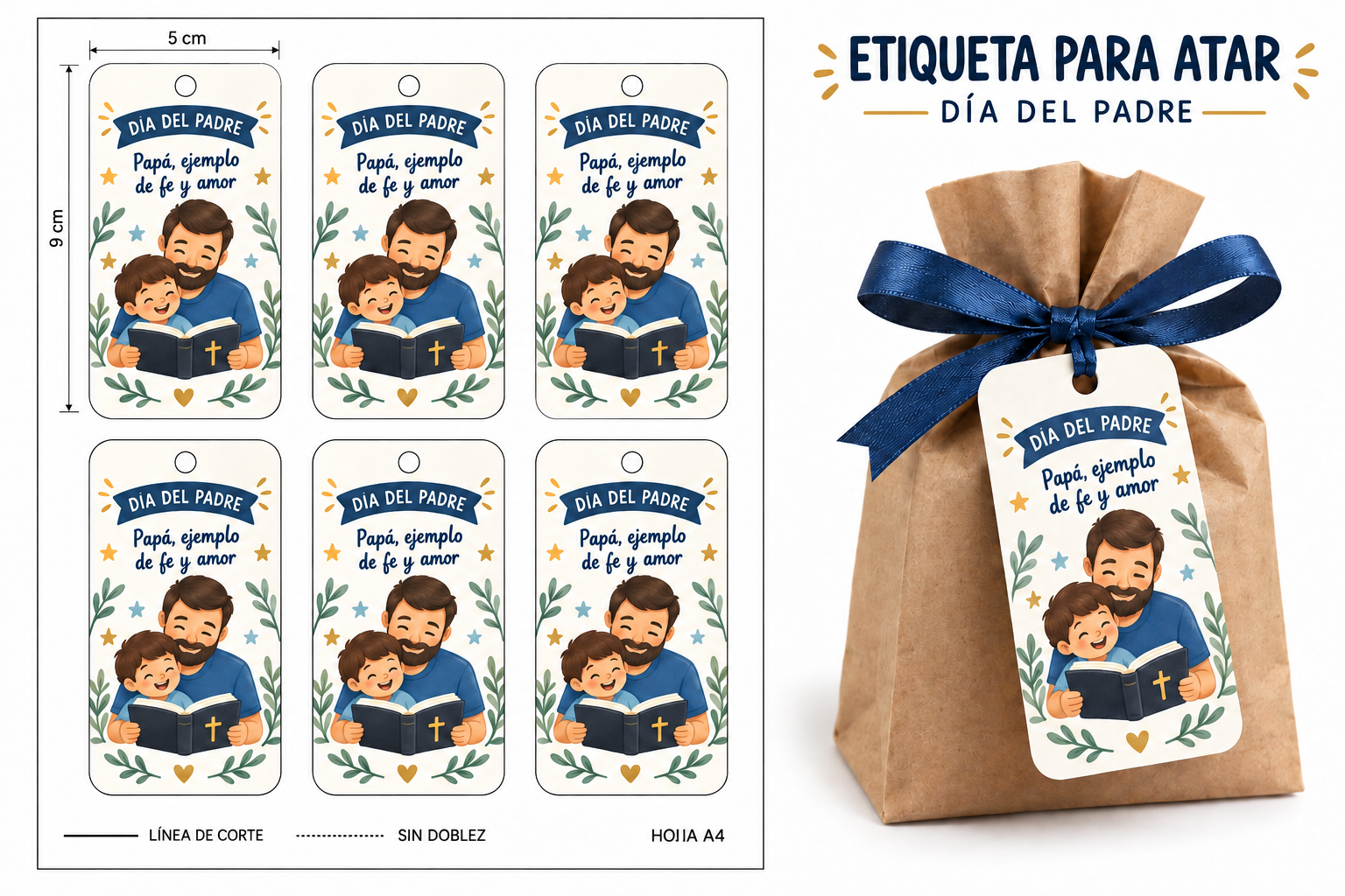 Etiquetas cristianas para el Día del Padre